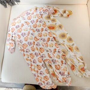 Bamboo Fall Onesies 3/6month